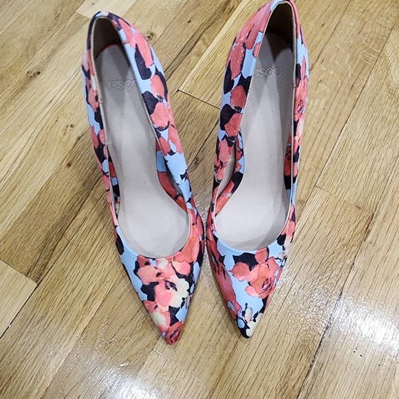 ASOS floral high heel shoes - Picture 3 of 10